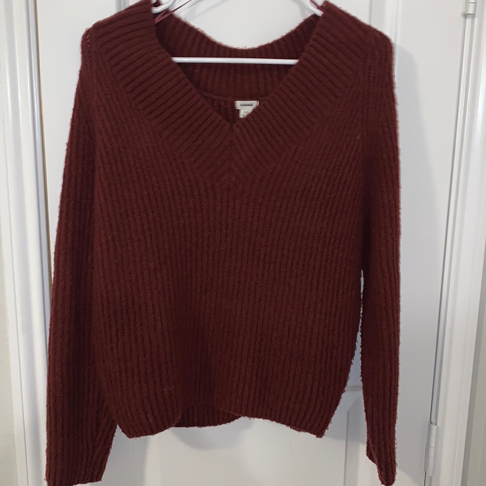 Super cute red sweater! Great for winter! Super comfortable!